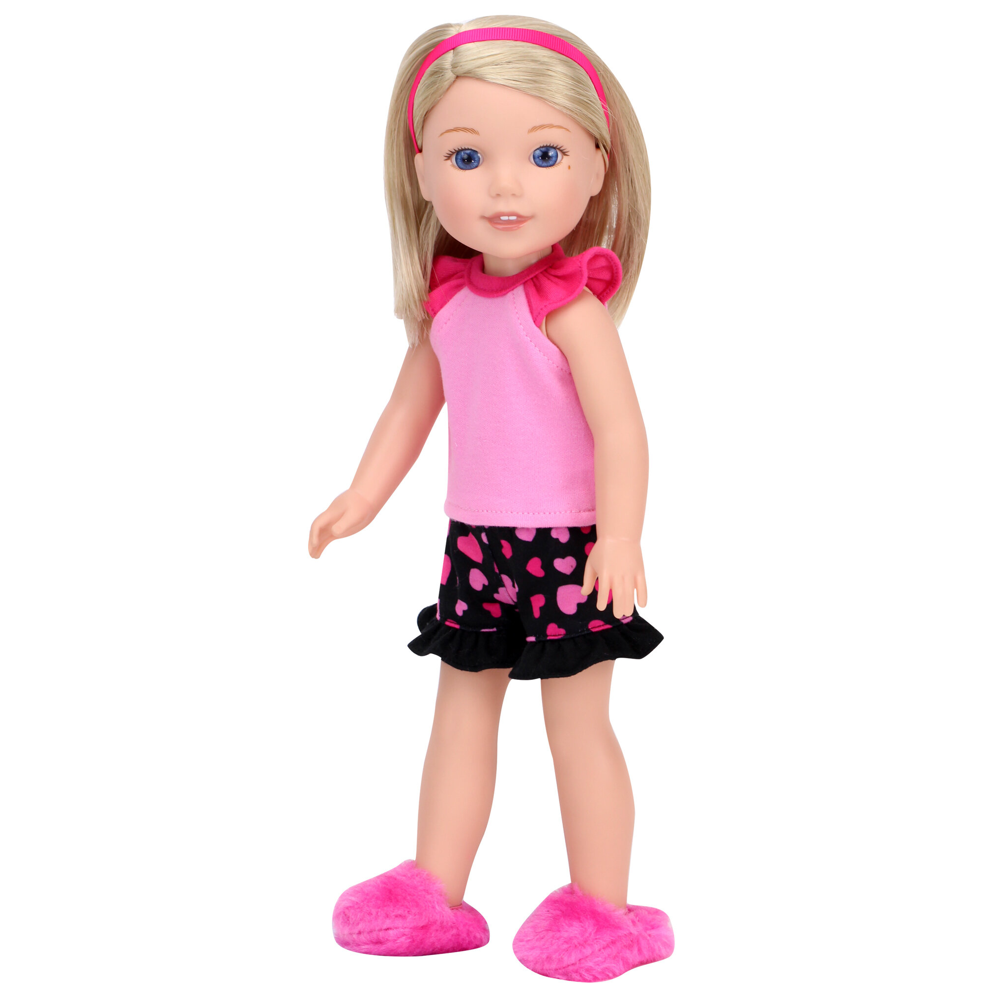 Hot 2 Pcs/set Doll Pink Cowboy Hat for  s Dolls Baby Kids Girl Toy ha 