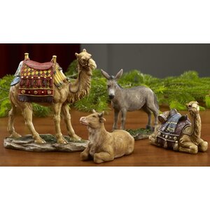 Real Life Nativity Cru00e8che Figurines