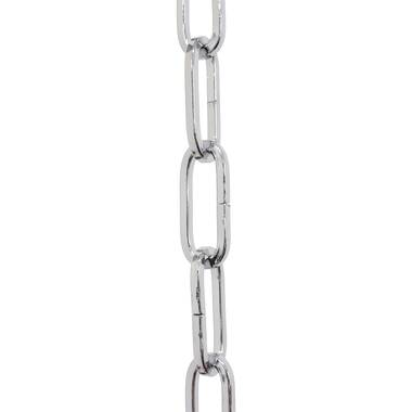 164 FT Reel14 Ga Solid Steel Decorative Single Jack Fixture Chain #50-16 