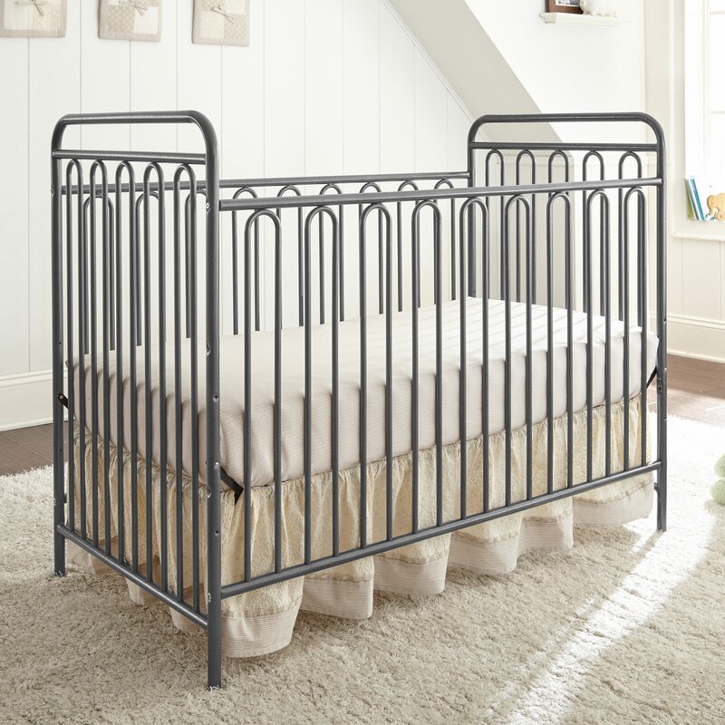 wayfair metal crib