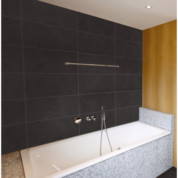 Dimensions Graphite 12 X 24 Porcelain Field Tile In Gray Dimensions Graphite 12 X 24 Porcelain Field Tile In Gray