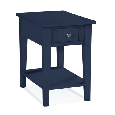 East Hampton Solid Wood End Table with Storage