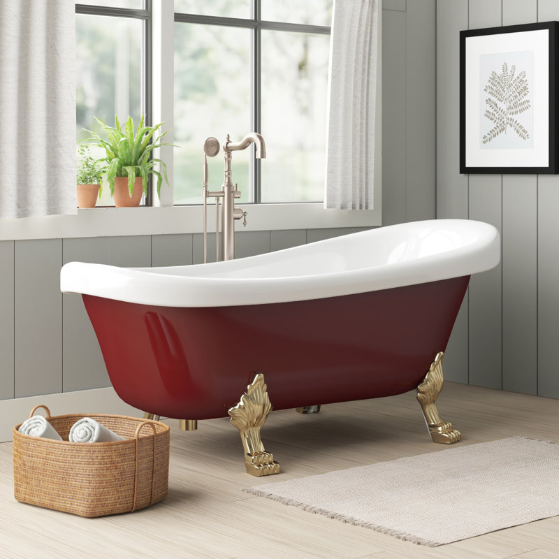 Birch Lane Arseni Soaking Clawfoot Bathtub