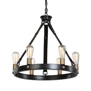 Clyde 6-Light Candle-Style Chandelier