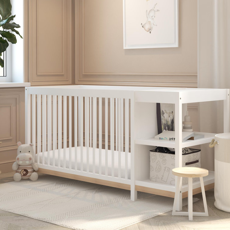 cot bed with changer
