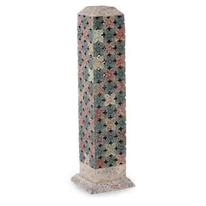 Raj Kumari Handcrafted Soapstone Candle and Incense Holder