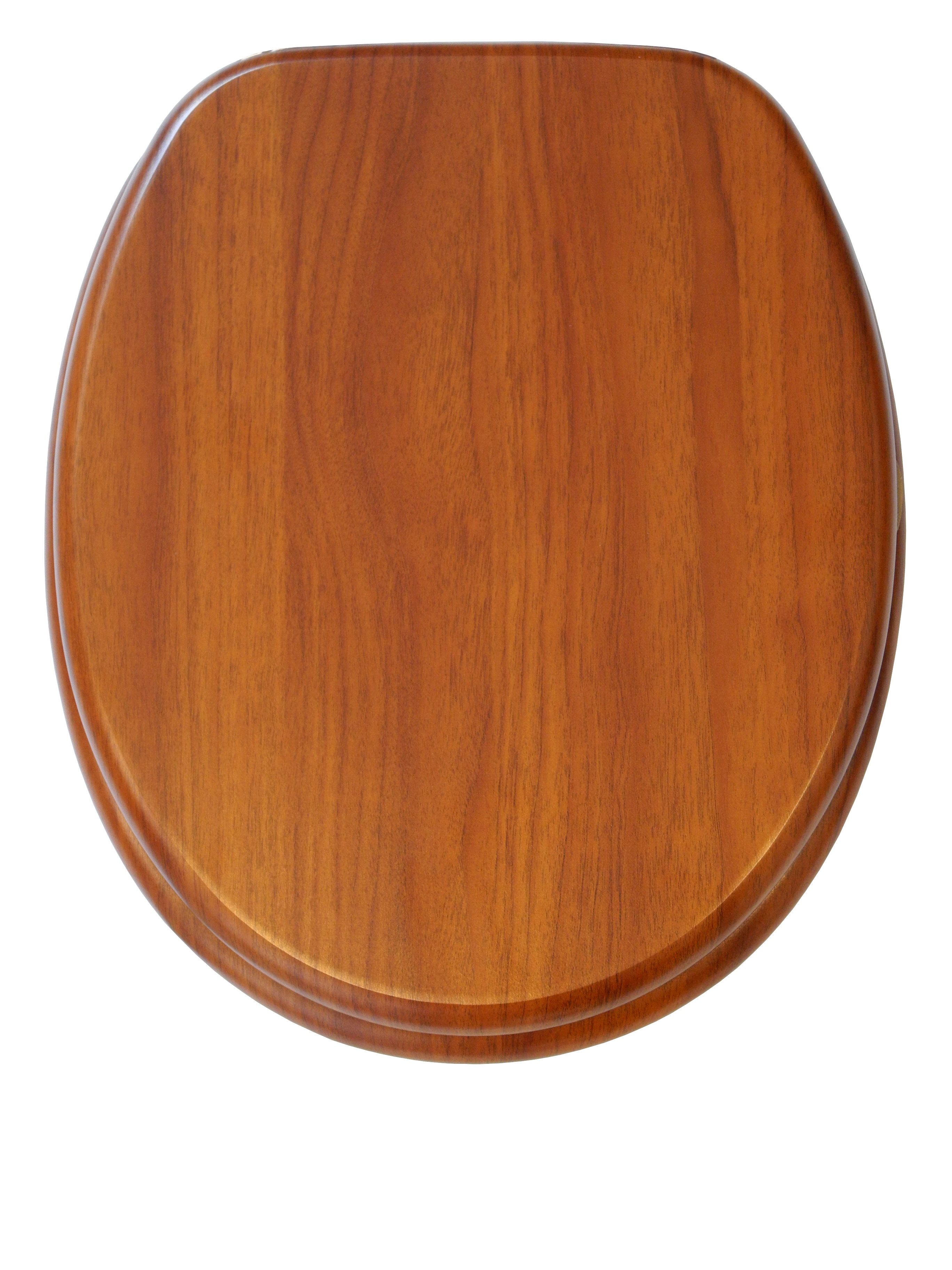 mahogany toilet seat