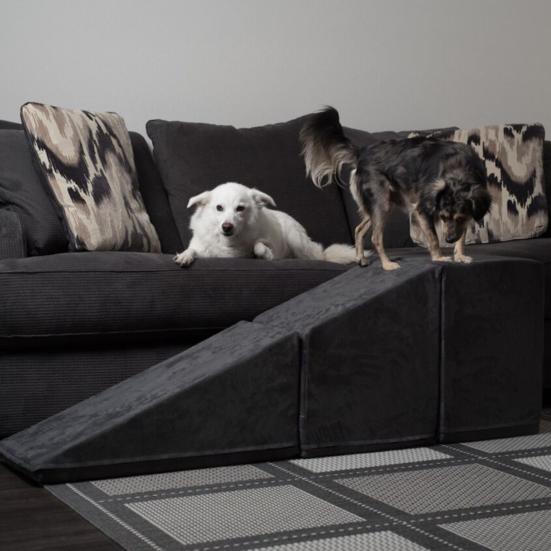 extra wide pet stairs