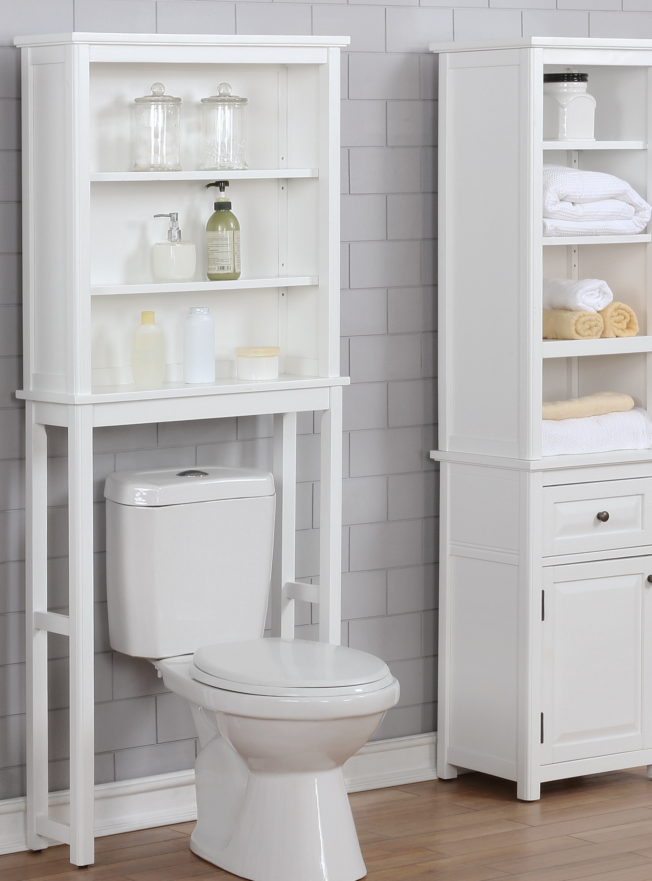 The Twillery Co.® Freestanding OverTheToilet Storage & Reviews Wayfair