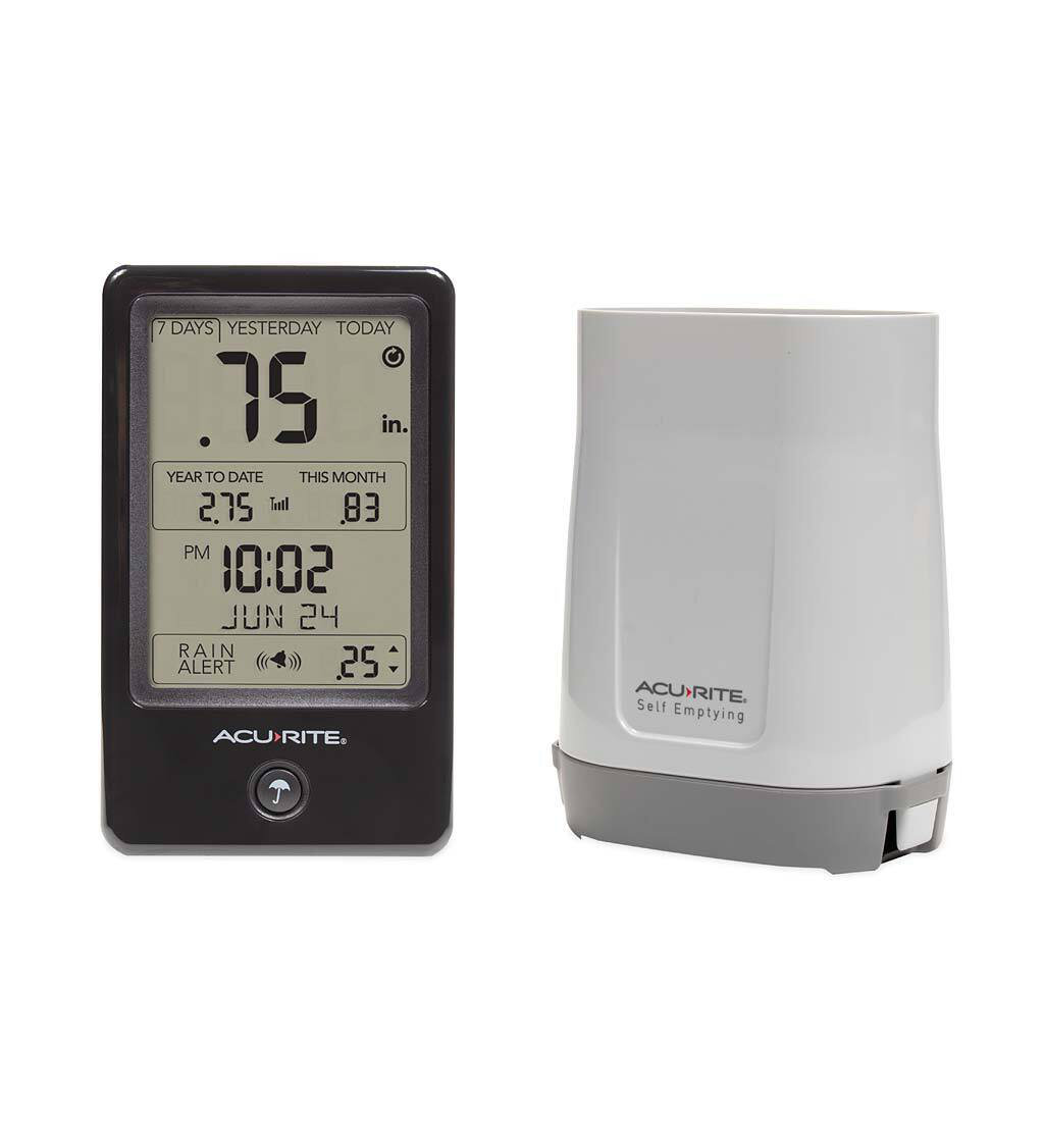 Wind & Weather Acurite Digital Rain Gauge With SelfEmptying Remote
