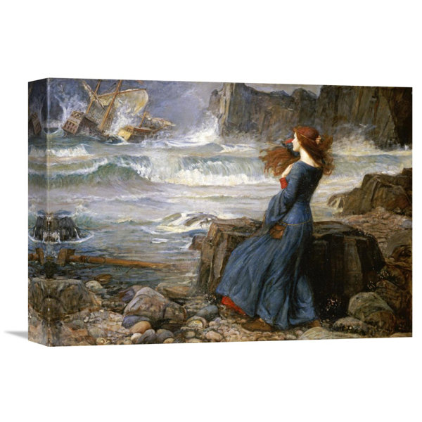 Global Gallery Miranda The Tempest By John William Waterhouse
