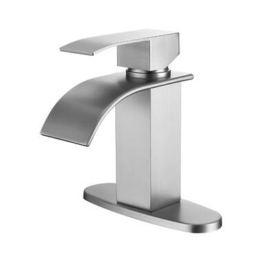 Slandwagna Bathroom Faucet Spout Brushed Nickel Single Hole UPC NSF Certified 