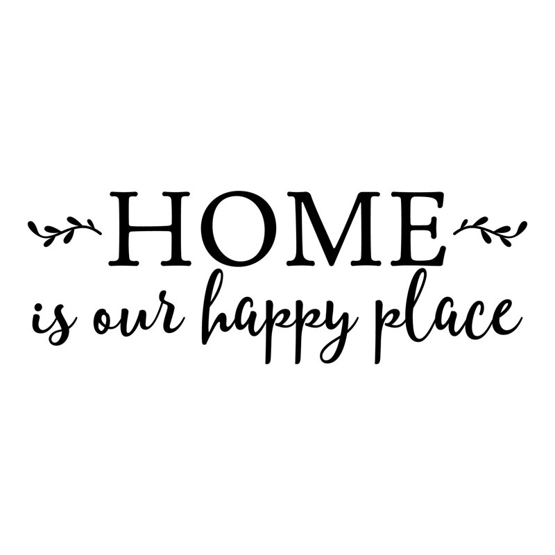 Belvedere Designs Llc Home Is Our Happy Place Family Wall Quotes