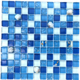 Long Island Mosaics Tile Victory Random Sized Glass Mosaic Tile Wayfair