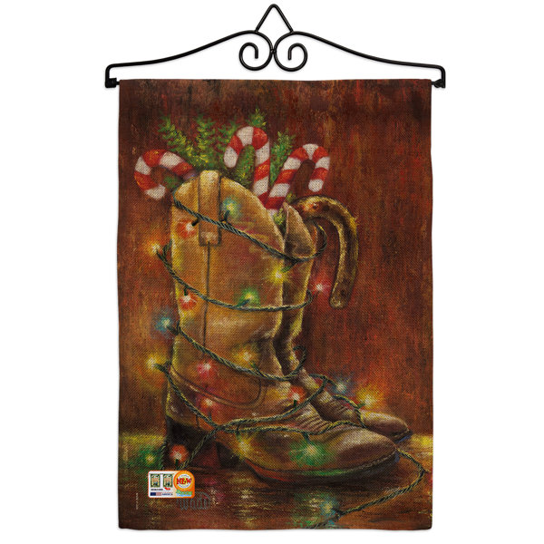 Breeze Decor Xmas Boots Winter Christmas Impressions 2 Sided