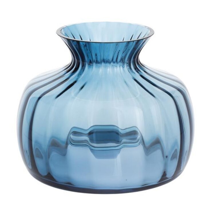wayfair.co.uk | Cushion Ink Blue 14.5Cm Glass Table Vase