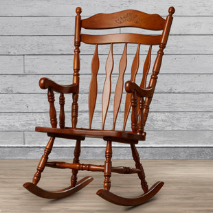 rocking chair with attached bassinet
