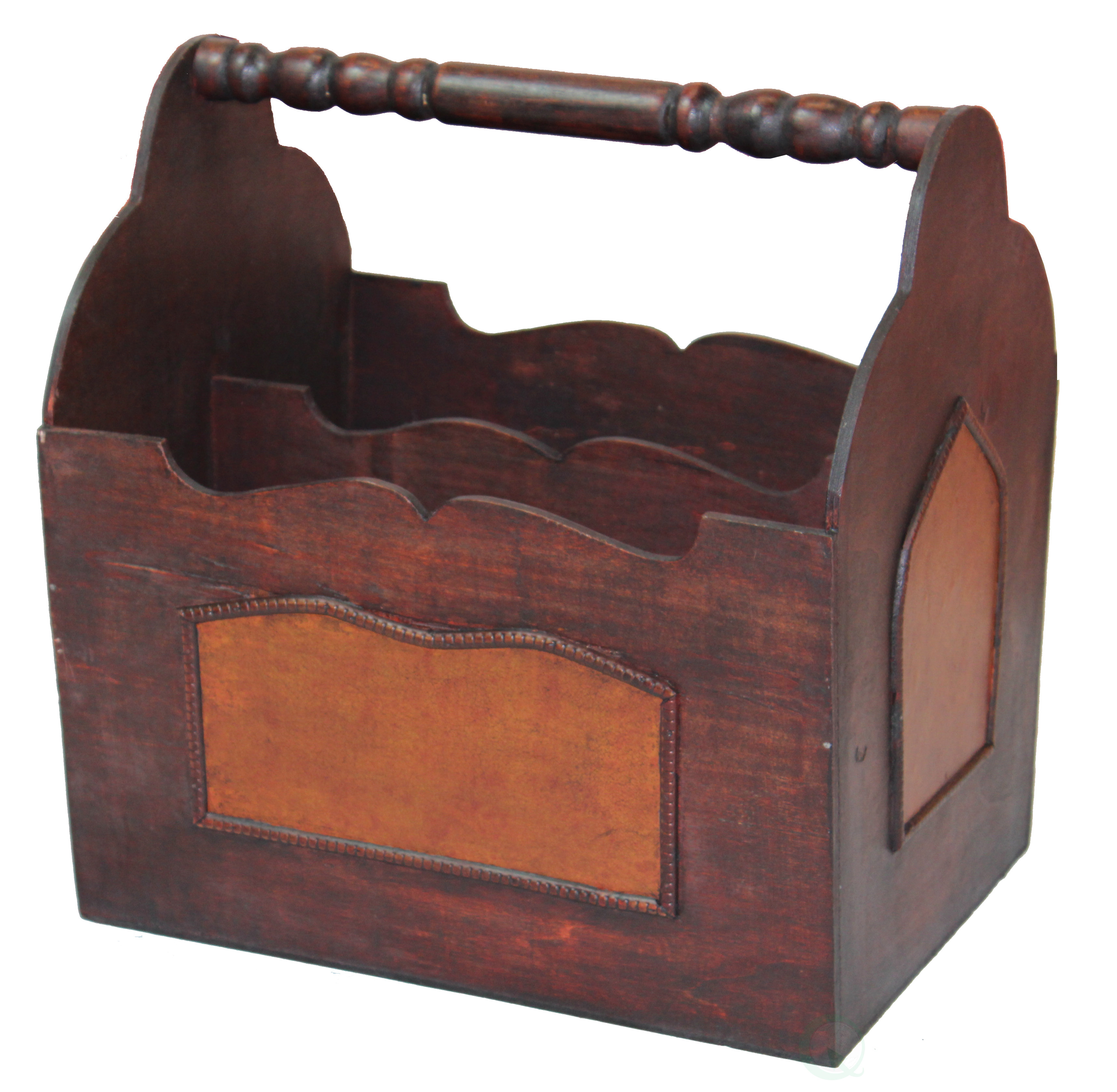 Alcott Hill Barnard Handcrafted Decorative Wooden Magazine Rack Barnard Handcrafted Decorative Wooden