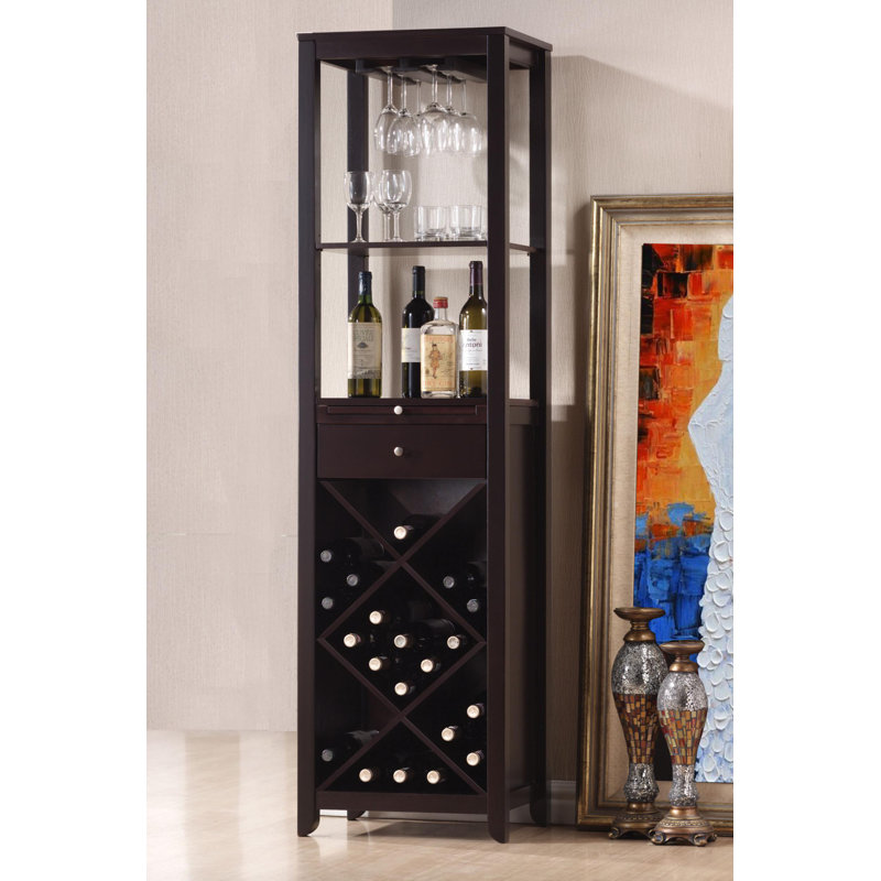 Winston Porter Kinnard Smart Looking Bar With Wine Storage