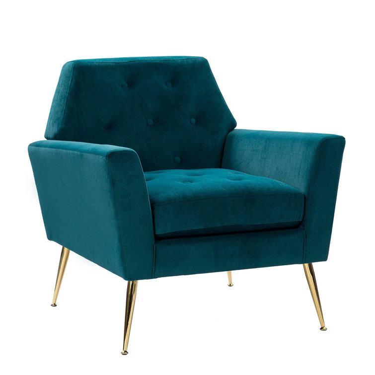 wayfair large velvet armchair