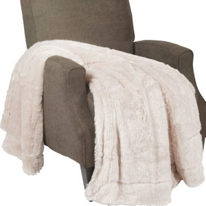 Guillaume Oversized Double Sided Faux Fur Throw Blanket