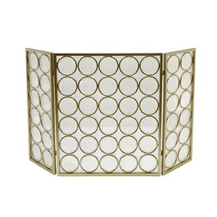 Melanie 3 Panel Iron Fireplace Screen By Home Loft Concepts