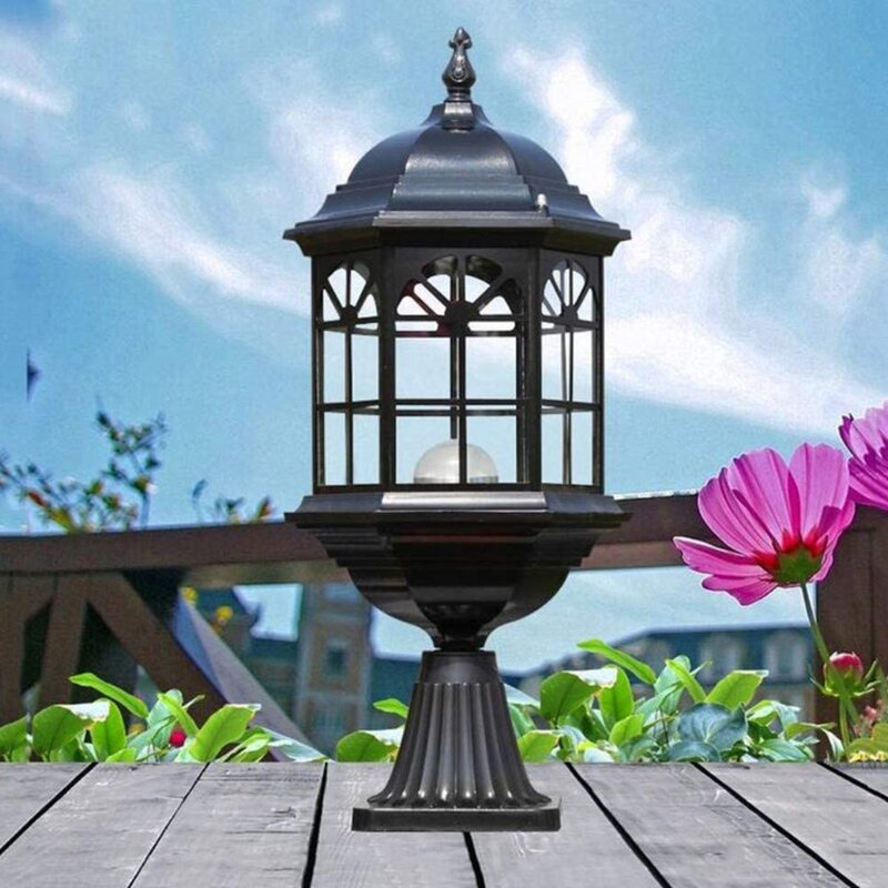 MOOSENG 21.46'' Plug-In Outdoor Table Lamp | Wayfair