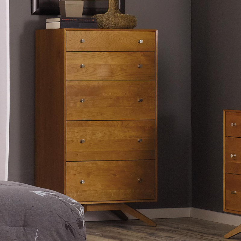 Copeland Furniture Astrid 5 Drawer Chest Reviews Wayfair