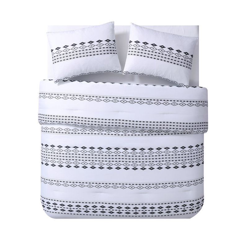 Union Rustic Yasmin Printed 2 Piece Comforter Set Reviews Wayfair