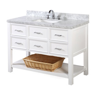 Narrow Depth Bathroom Vanity Wayfair New Hampshire 48 Single Bathroom Vanity Set