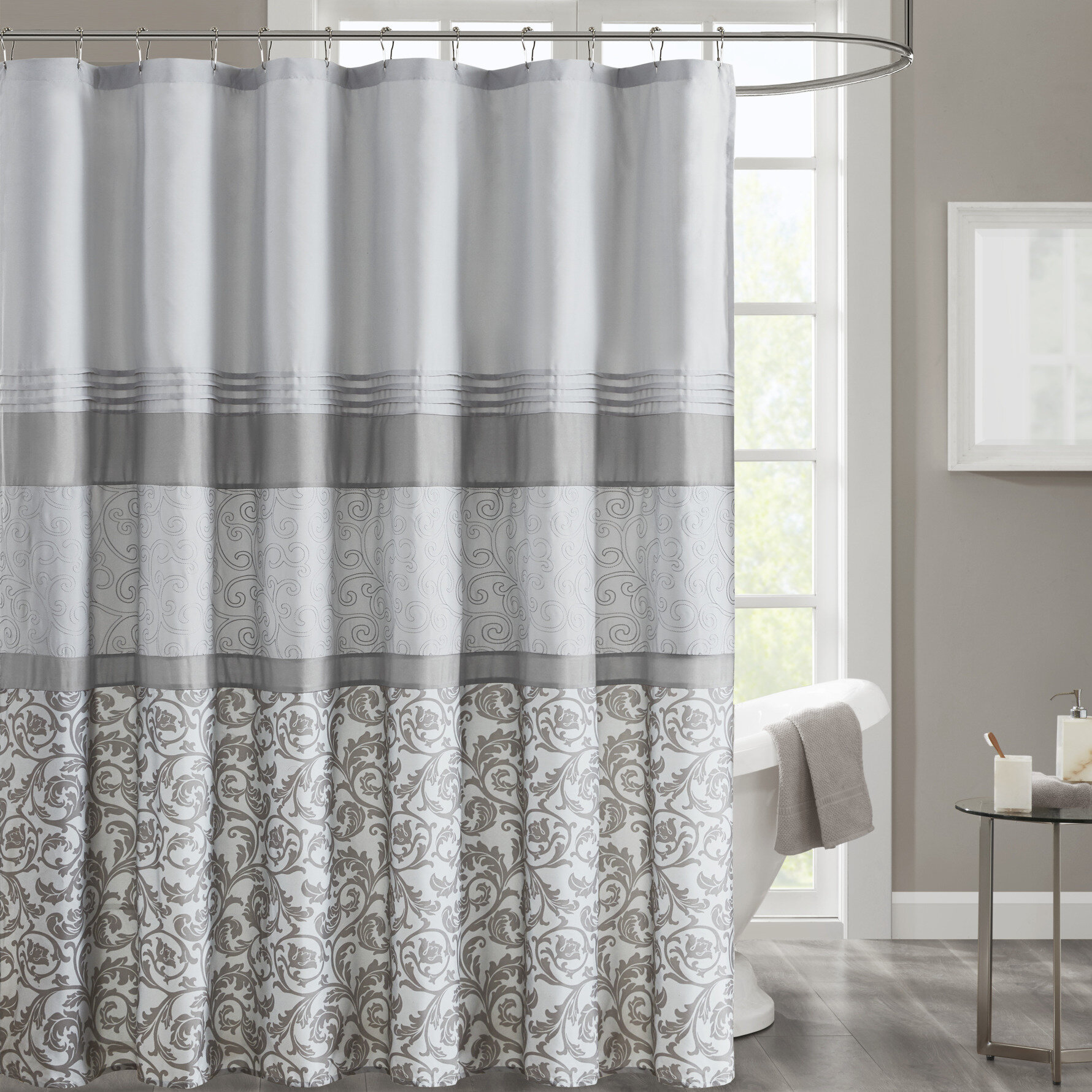 Ophelia & Co. Cherryford Floral Single Shower Curtain & Reviews | Wayfair