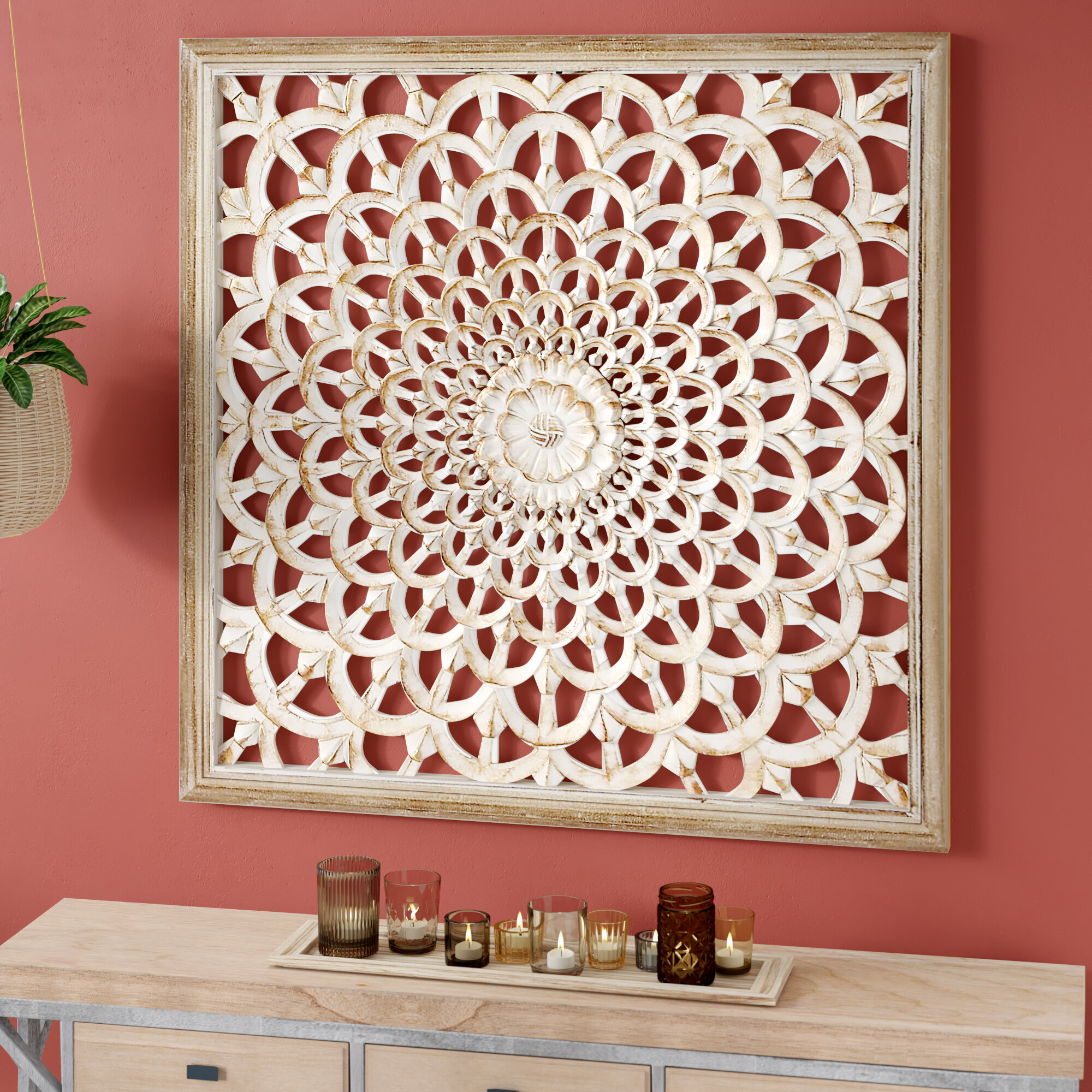 Wooden carved decor 