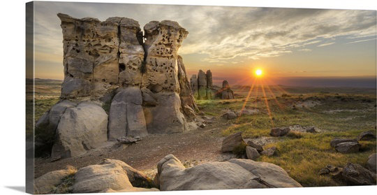 'Medicine Rocks State Park Montana' Photographic Print