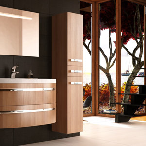 172 cm x 30 cm Badschrank Dynamic von Devo