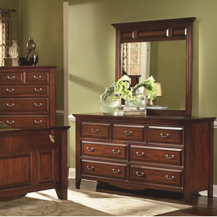 Go to store & view more images Alcott Hill Hoisington 7 Drawer Dresser with Mirror