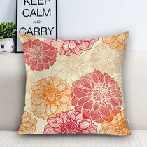 Coastal Cottage Art Creative Designs Pink Dahlia Photography Art Throw Pillow 16x16 Multicolor 