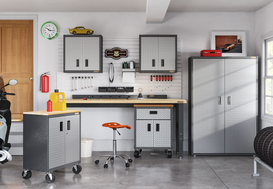 Ready-to-Assemble 14 Piece Cabinet Set