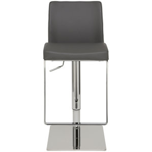 Matteo Adjustable Height Swivel Bar Stool by Nuevo