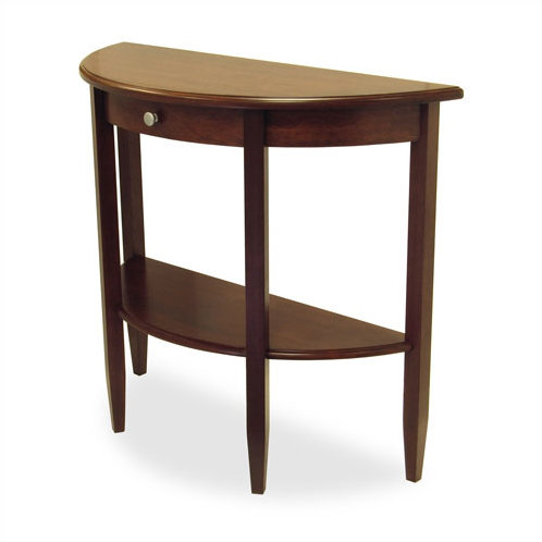 Walnut Console Table winsome walnut half moon console table & reviews | wayfair Walnut Console Table winsome walnut half moon console table & reviews | wayfair