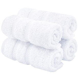 24 Face Towel/washcloth 100% Cotton 11”x11” Highly Absorbent 4 Packs Of 6 NEW 