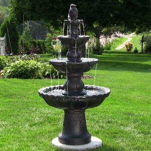 Fiberglass Resin 4 Tier Fountain
