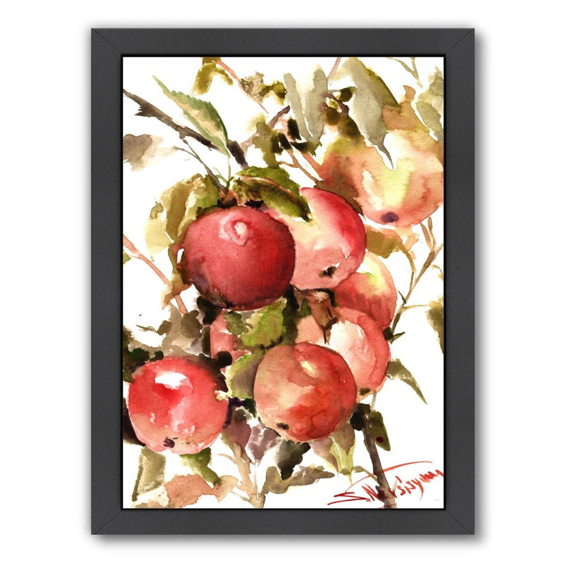 'Apples' Framed Painting Print