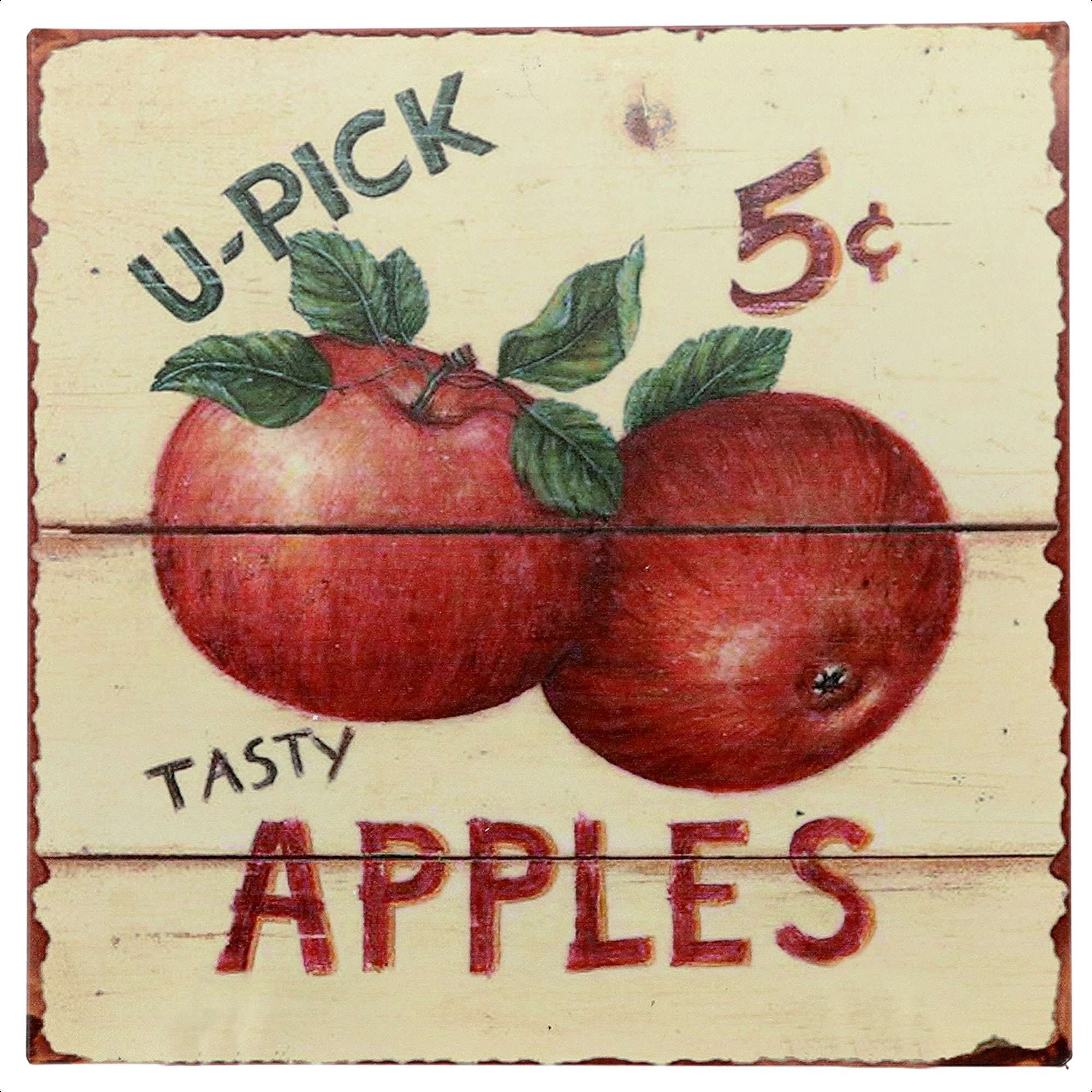 Vine Ripe Tomatoes Retro Vintage Tin Bar Sign Country Home Decor 11" x 11" 