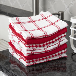 Natural Premium Cotton Linen Blended Kitchen Tea towel Dish cloth Antibacterial 