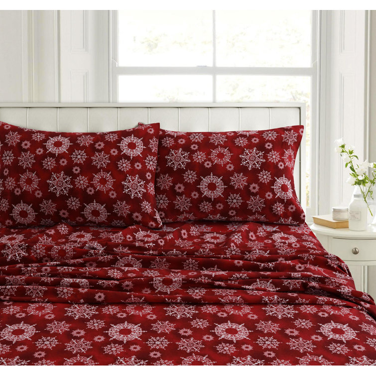 red flannel pillowcases