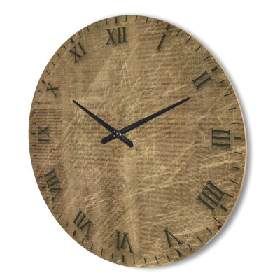 Antique Old Paper Style Wall Clock