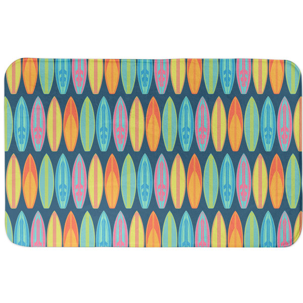 Surfboard Bath Mat
 - Highland Dunes Krawczyk Surfboard Rectangle Non Slip Bath Rug Wayfair