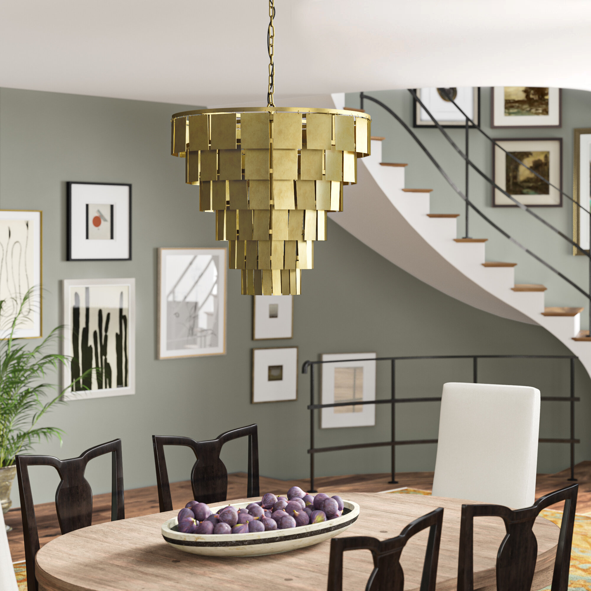 statement dining room light