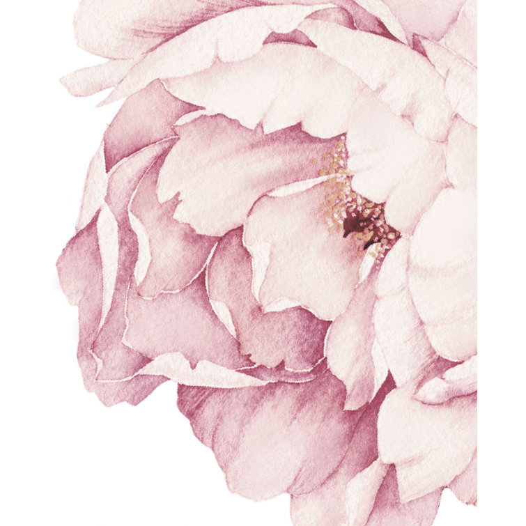 Simpleshapes Peony Flowers Wall Decal Reviews Wayfair