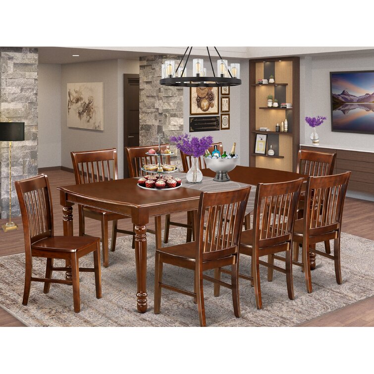 Alcott Hill® Caren Extendable Solid Wood Dining Set | Wayfair